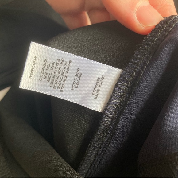 Socialite Black, Blue & White Striped Highwaist Pants size Small - Picture 7 of 10